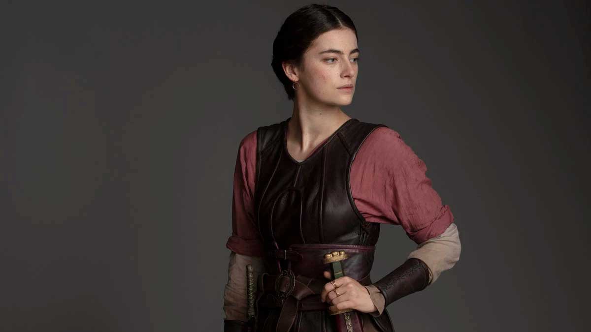 Millie Brady dans le rôle d'Aethelfled